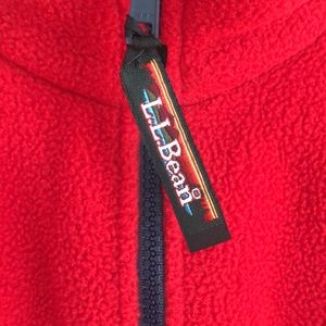 Vintage L. L. Bean men’s fleece Red